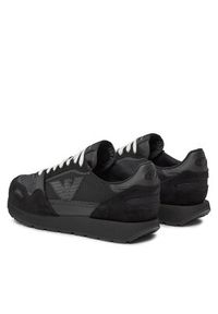 Emporio Armani Sneakersy X3X058 XN730 00002 Czarny. Kolor: czarny. Materiał: materiał #6
