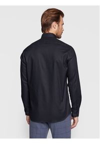 TOMMY HILFIGER - Tommy Hilfiger Koszula Flex MW0MW29969 Granatowy Regular Fit. Kolor: niebieski. Materiał: bawełna #2