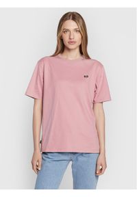 Vans T-Shirt Small VN0A5I8X Różowy Regular Fit. Kolor: różowy. Materiał: bawełna #1
