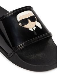 Karl Lagerfeld - KARL LAGERFELD Klapki Kondo II KL80905C Czarny. Kolor: czarny. Materiał: syntetyk #3