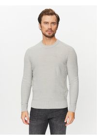 BOSS - Boss Sweter Avac_C 50501762 Szary Regular Fit. Kolor: szary. Materiał: syntetyk