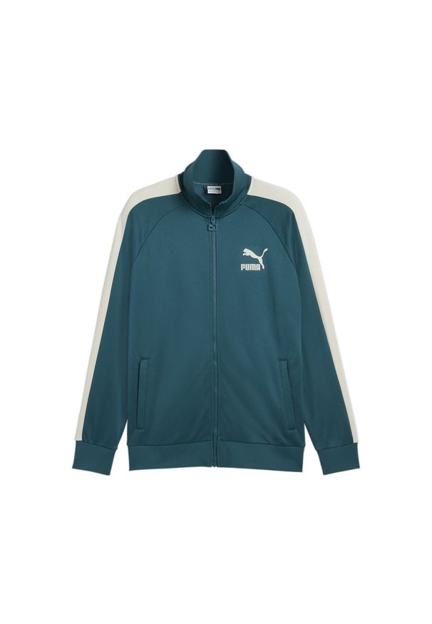 Puma Bluza T7 Iconic 53948422. Kolor: zielony
