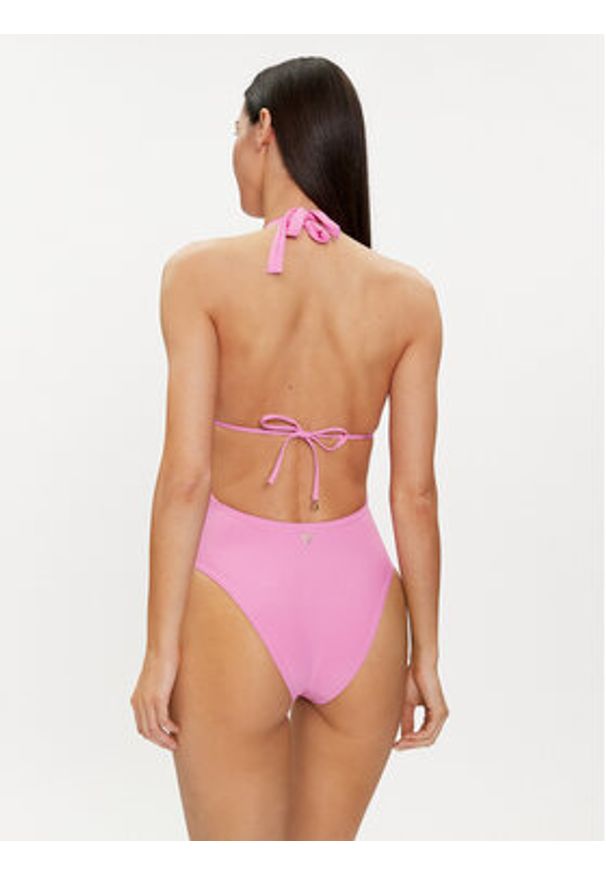 Guess Strój kąpielowy E4GJ50 MC04R Różowy. Kolor: różowy. Materiał: syntetyk