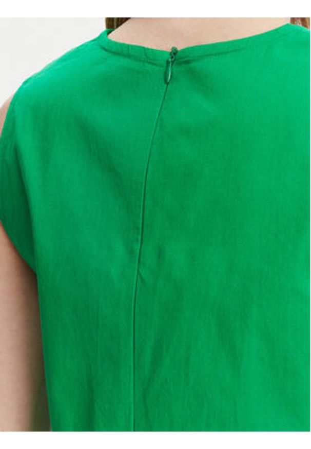 SELMARK - Selmark Sukienka letnia BL495 Zielony Regular Fit. Kolor: zielony. Materiał: bawełna. Sezon: lato