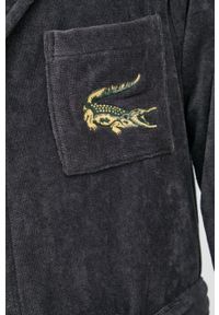 Lacoste szlafrok kolor szary. Kolor: szary #7