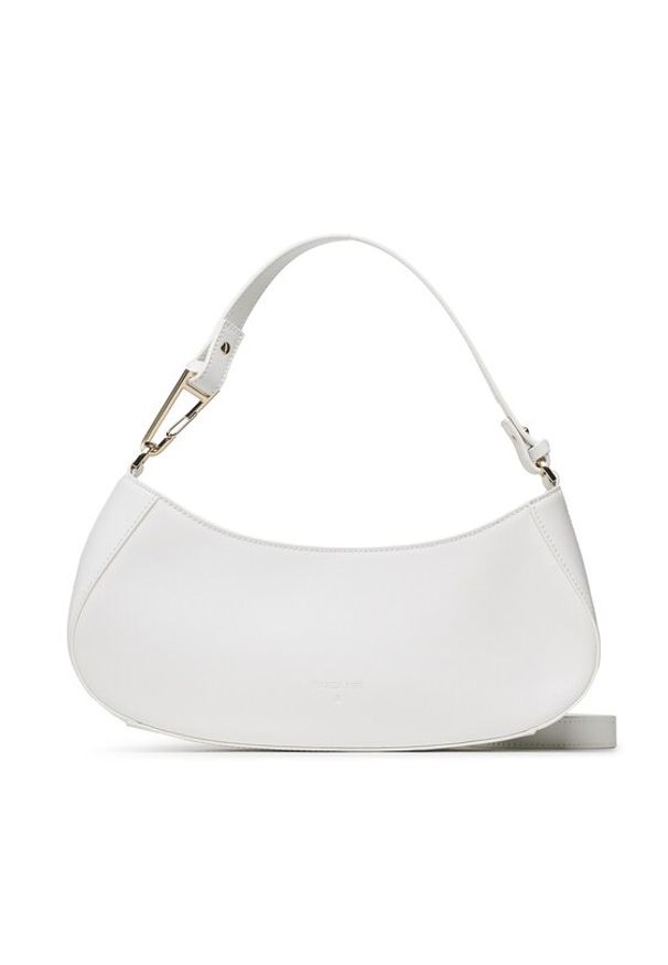 Patrizia Pepe Torebka 2B0081/L075-W338 Biały. Kolor: biały. Materiał: skórzane