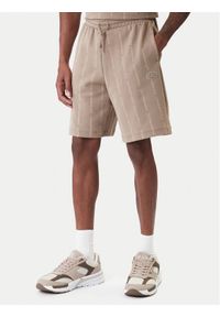 EA7 Emporio Armani Szorty sportowe 7M001393 AF12660 F1030 Beżowy Regular Fit. Kolor: beżowy. Materiał: syntetyk, bawełna. Styl: sportowy #1