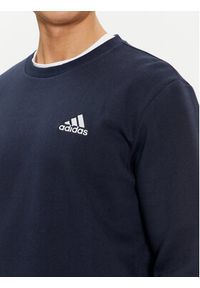 Adidas - adidas Bluza Essentials H42002 Granatowy Regular Fit. Kolor: niebieski. Materiał: bawełna