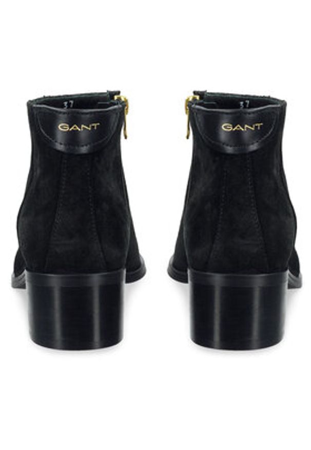 GANT - Gant Botki 31543091 Czarny. Kolor: czarny. Materiał: skóra, zamsz