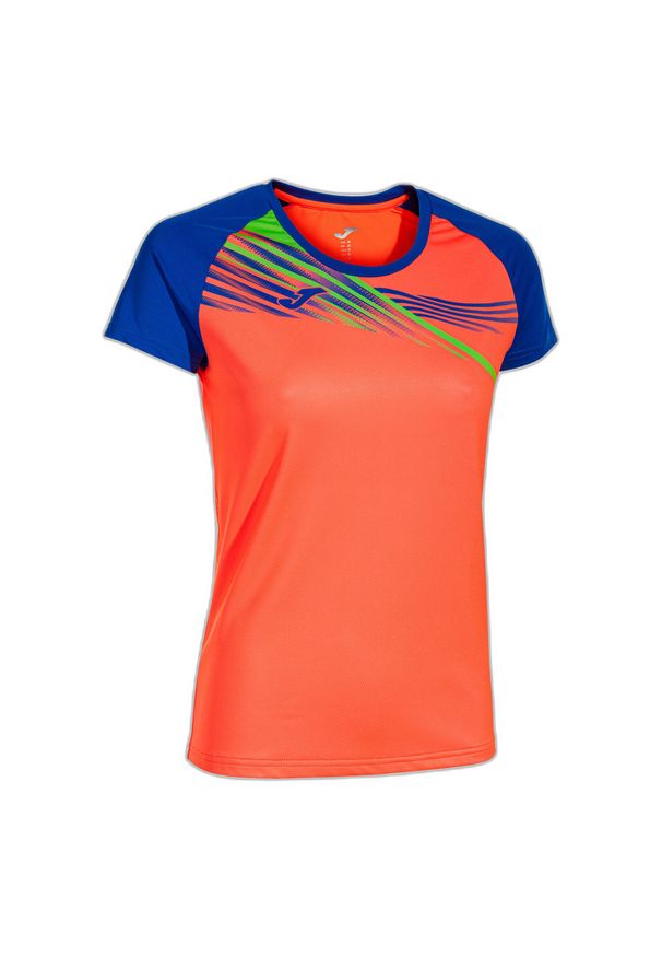 Damski jersey Joma Elite X. Kolor: czerwony, niebieski, wielokolorowy, różowy. Materiał: jersey. Sport: bieganie, fitness