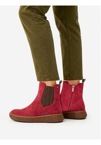 Go Soft Botki CEO-WS5586-07 Czerwony. Kolor: czerwony. Materiał: skóra #5
