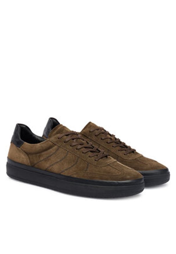 Vagabond Shoemakers Sneakersy Leo 5996-040-51 Khaki. Kolor: brązowy. Materiał: skóra, zamsz