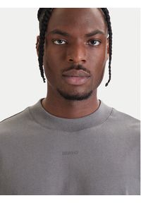Hugo - HUGO Bluza Daposo 50511029 Szary Relaxed Fit. Kolor: szary. Materiał: bawełna #3