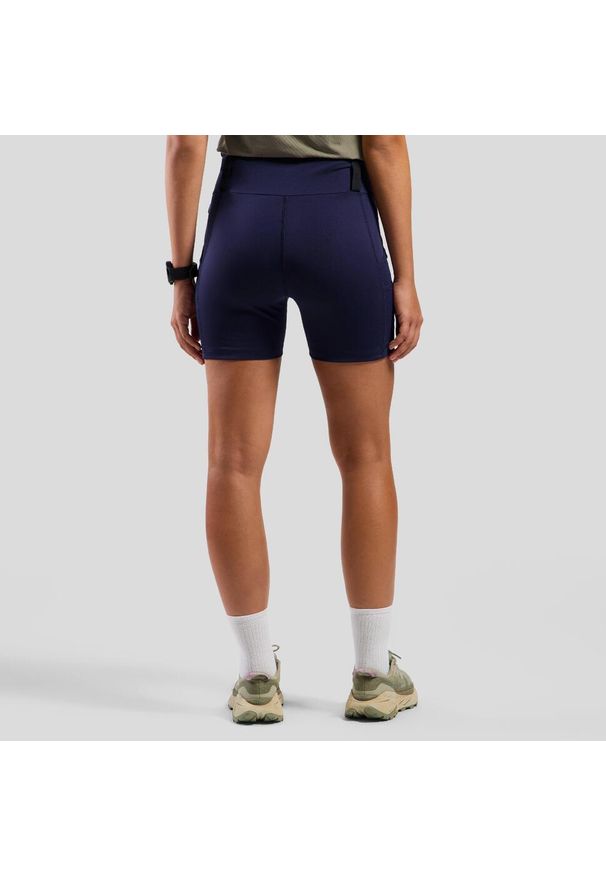Odlo - Spodenki damskie ODLO X-ALP Trail Cargo legginsy biegowe z kieszeniami. Kolor: niebieski