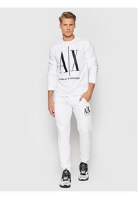 Armani Exchange Bluza 8NZMPA ZJ1ZZ 1100 Biały Regular Fit. Kolor: biały. Materiał: bawełna #4