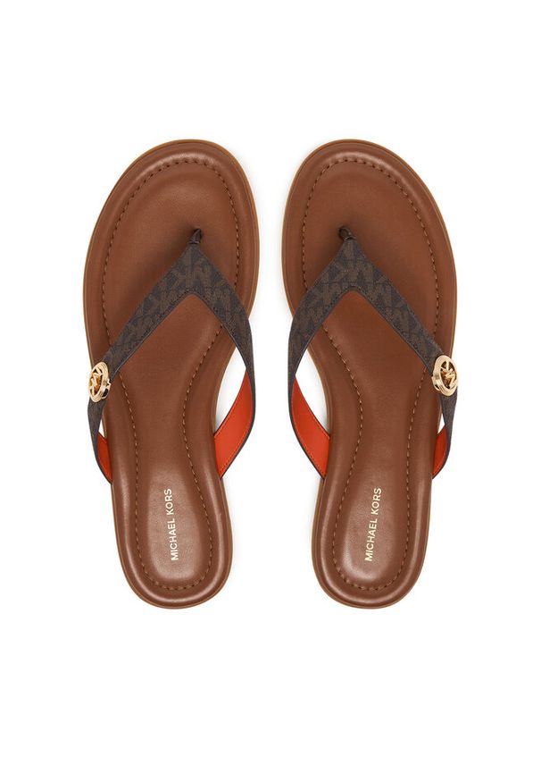 Japonki MICHAEL Michael Kors. Kolor: brązowy