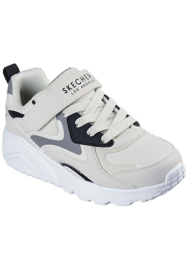 skechers - Buty sportowe dla dzieci Skechers Uno Lite Chroma cruiser. Okazja: na co dzień. Kolor: biały. Materiał: skóra, materiał