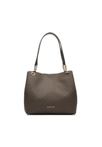 MICHAEL Michael Kors Torebka Kensington 30F3G8KT7B Brązowy. Kolor: brązowy. Materiał: skórzane