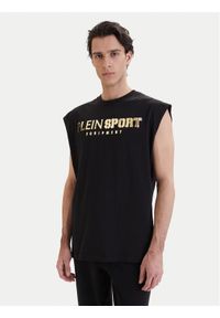Plein Sport Tank top PAEC MTK8319 STE001N Czarny Regular Fit. Kolor: czarny. Materiał: bawełna. Styl: sportowy #1