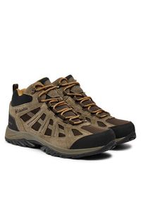 columbia - Columbia Trekkingi Redmond™ III Mid Waterproof Walking Shoe 1940581 Brązowy. Kolor: brązowy. Materiał: zamsz, skóra. Sport: turystyka piesza