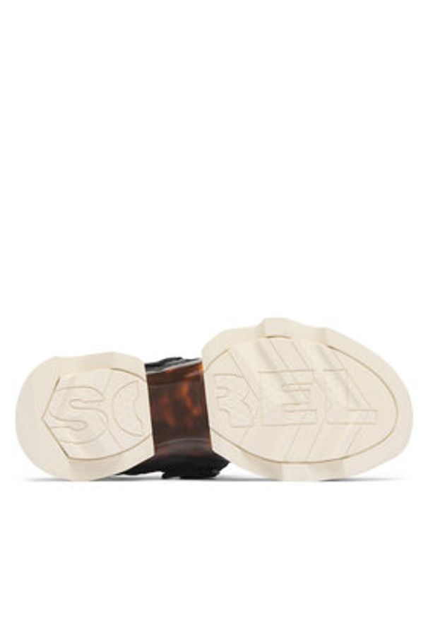 sorel - Sorel Sandały KINETIC™ Impact Slingback Heel 2030481 Czarny. Kolor: czarny. Materiał: skóra