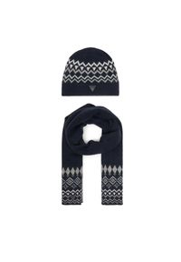 Zestaw szalik i czapka Guess. Kolor: niebieski #1