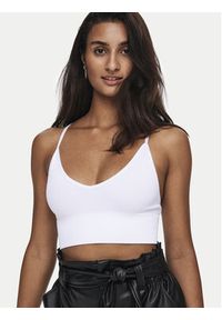 only - ONLY Biustonosz top Vicky 15201539 Biały. Kolor: biały. Materiał: syntetyk #5