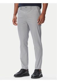 BOSS Chinosy P-Kaiton1 50543945 Szary Slim Fit. Kolor: szary. Materiał: bawełna #1
