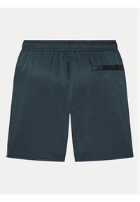 Calvin Klein Swimwear Szorty kąpielowe KM0KM01023 Czarny Regular Fit. Kolor: czarny. Materiał: syntetyk #5