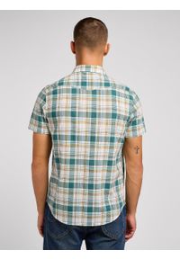 Lee - LEE MĘSKA KOSZULA LEE SS WESTERN SHIRT EVERGREEN 112349937