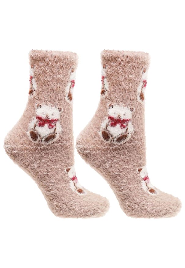 Moraj - Kolorowe Miękkie Skarpetki Damskie Mix Kolor 3 Pary. Kolor: czarny. Materiał: materiał. Wzór: kolorowy