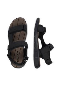 Nautica Sandały CEO-RINO-02 MBS Czarny. Kolor: czarny. Materiał: materiał #4