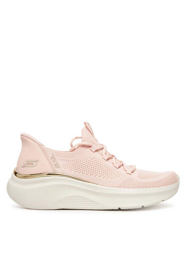 skechers - Skechers Sneakersy Bobs B Love-True Delight 117617/LTPK Różowy. Kolor: różowy. Materiał: materiał