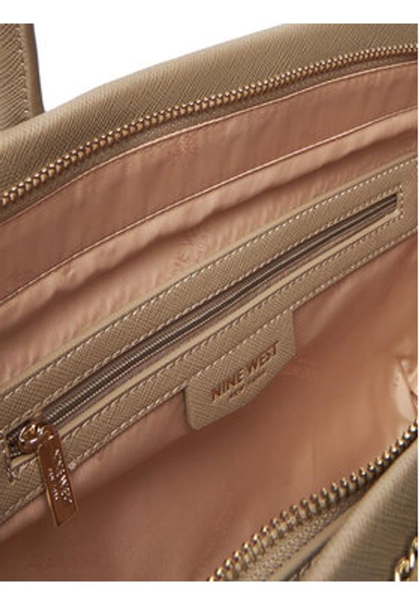 Nine West Torebka CEO-Chelsea-Charm-II-LX10185 Beżowy. Kolor: beżowy