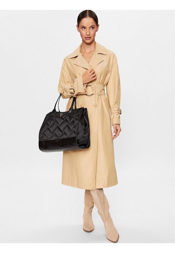 Kurt Geiger Torebka Recycled Sq Shopper 8471900229 Czarny. Kolor: czarny