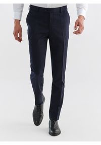 Pako Lorente - PAKO LORENTE – Wełniane spodnie garniturowe w kratę. Materiał: wełna #4