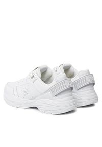 TOMMY HILFIGER - Tommy Hilfiger Sneakersy Tech Heel Runner FW0FW07701 Biały. Kolor: biały. Materiał: skóra #2
