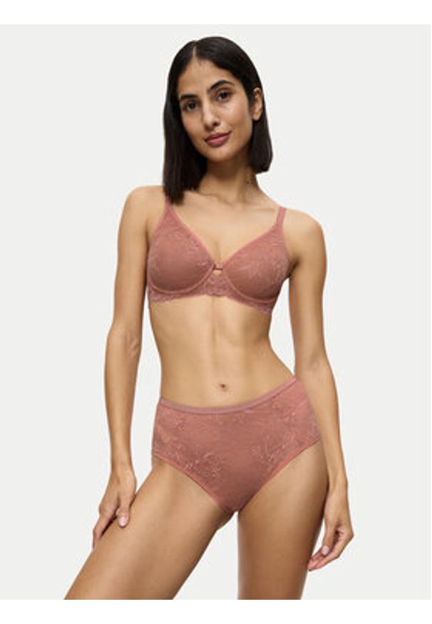 Triumph Figi klasyczne z wysokim stanem Amourette Charm 10216997 Brązowy. Stan: podwyższony. Kolor: brązowy. Materiał: syntetyk