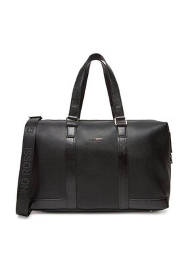 Gino Rossi Torba weekendowa C-GIN-L-001-08 Czarny. Kolor: czarny. Materiał: materiał