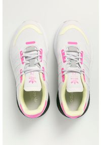 adidas Originals - Buty dziecięce ZX 1K Boost FX6642. Nosek buta: okrągły. Zapięcie: sznurówki. Kolor: szary. Materiał: guma. Obcas: na platformie. Model: Adidas ZX #5