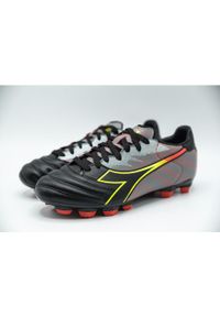 Buty do piłki nożnej Diadora Brasil Elite Veloce R LPU, Mężczyźni. Kolor: czarny. Materiał: skóra ekologiczna, materiał. Sport: piłka nożna