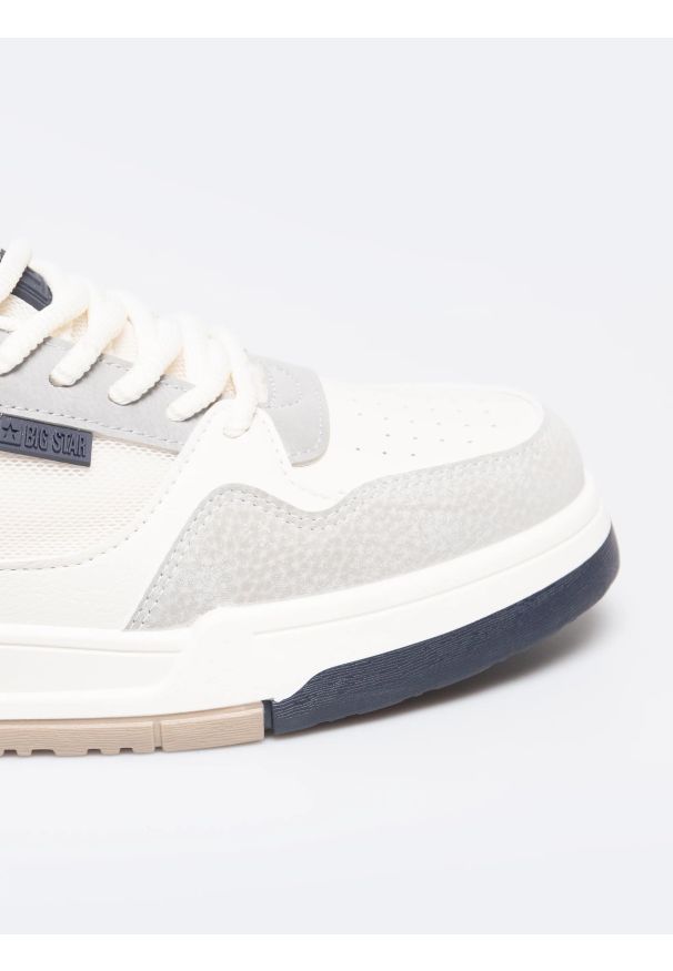 Big-Star - Sneakersy męskie szare RR174605 902. Okazja: na co dzień. Kolor: szary. Materiał: syntetyk. Szerokość cholewki: normalna