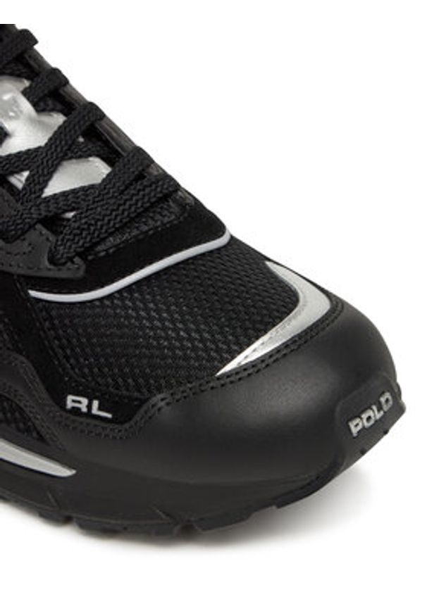 Polo Ralph Lauren Sneakersy 809967886001 Czarny. Kolor: czarny. Materiał: materiał