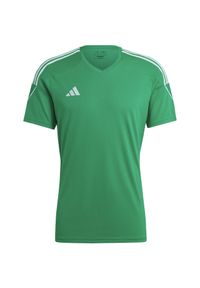 Adidas - Koszulka męska adidas Tiro 23 League Jersey. Kolor: zielony, biały, wielokolorowy. Materiał: jersey