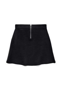 Vero Moda Spódnica mini Saba 10325944 Czarny Regular Fit. Kolor: czarny. Materiał: syntetyk