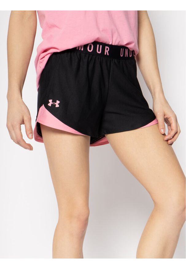 Under Armour Szorty sportowe Ua Play Up 3.0 1344552 Czarny Loose Fit. Kolor: czarny. Materiał: syntetyk