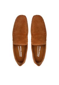 Jack & Jones - Jack&Jones Mokasyny Jfwjensen Suede Loafer 12203636 Brązowy. Kolor: brązowy. Materiał: skóra, zamsz #3