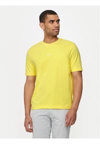 BOSS - Boss T-Shirt Tchup 50473278 Żółty Relaxed Fit. Kolor: żółty. Materiał: bawełna