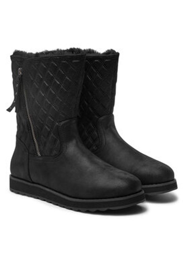 skechers - Skechers Botki Keepsakes 2.0 167675 Czarny. Kolor: czarny. Materiał: skóra