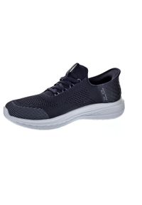 skechers - Buty wsuwane SLIP-INS sportowe męskie Skechers Slade Quinto. Zapięcie: bez zapięcia. Kolor: czarny